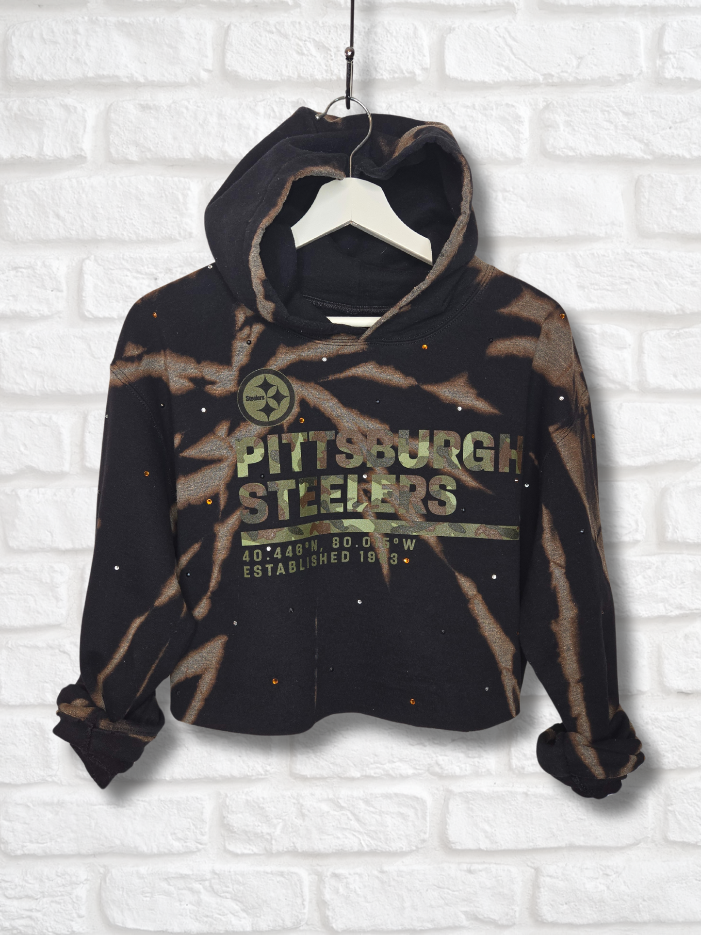 Pittsburgh Steelers Crop Hoodie