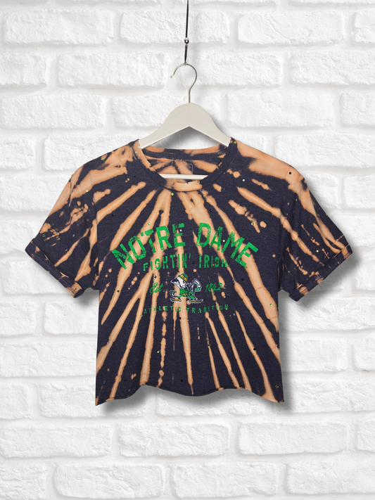 Notre Dame Fighting Irish Crop Tee
