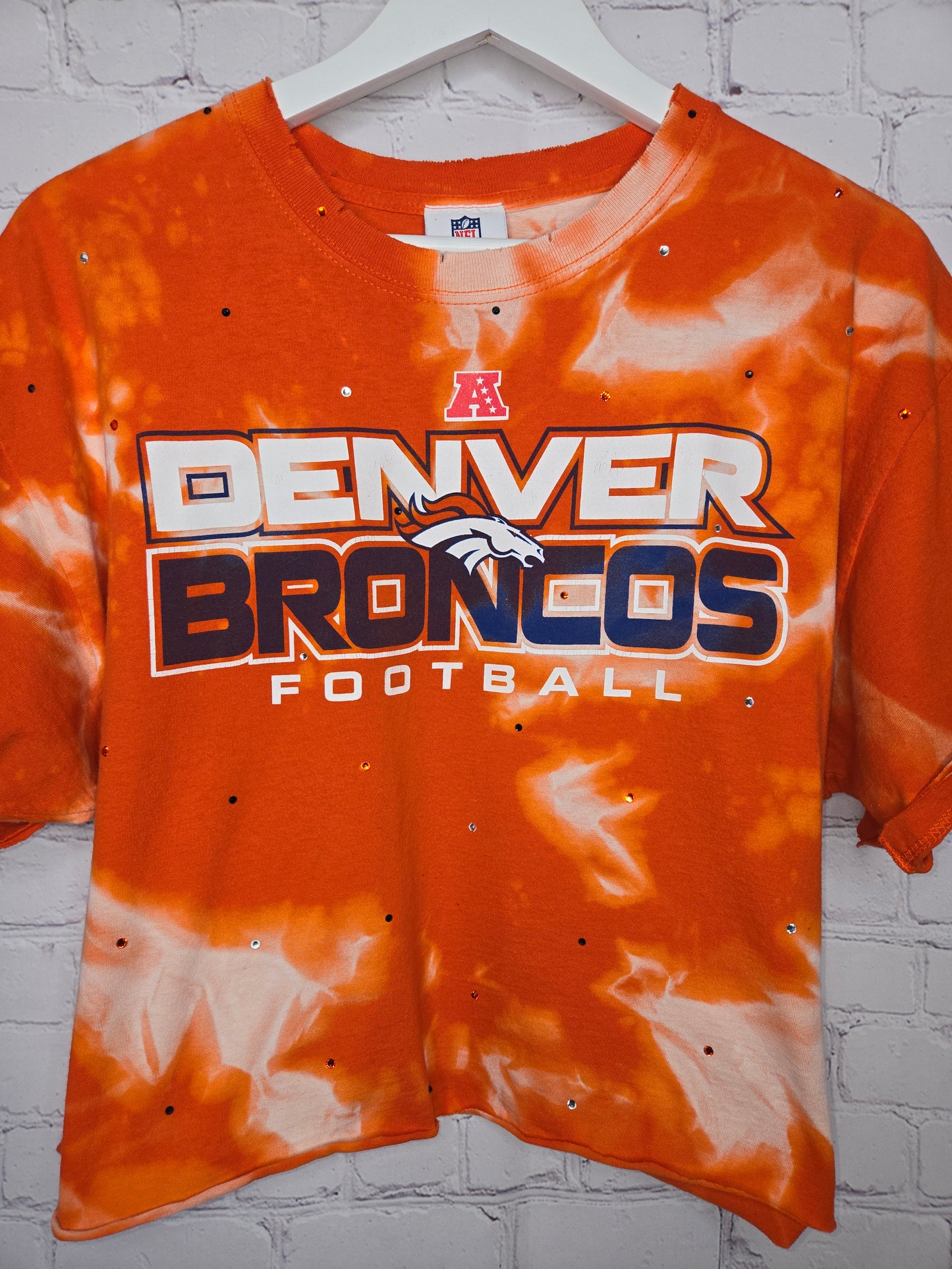 Denver Broncos Crop Tee