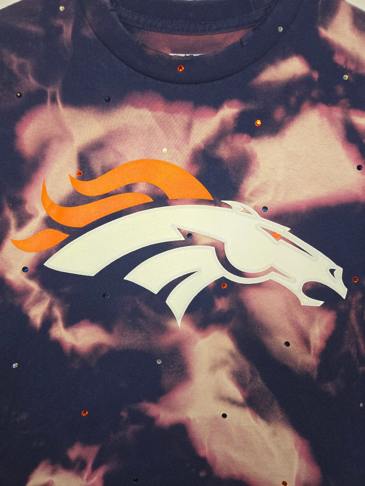 Denver Broncos Crop Tee