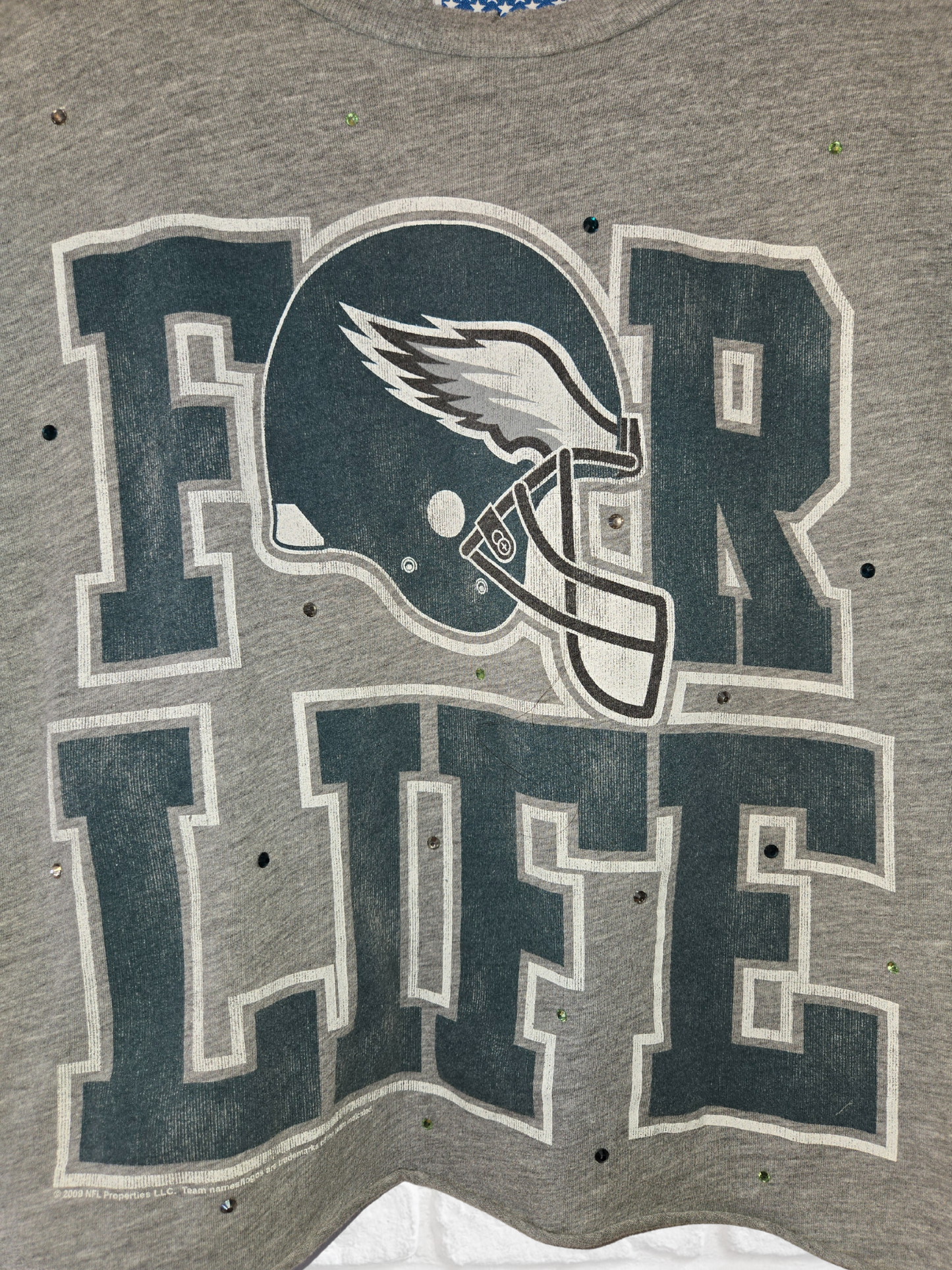 Philadelphia Eagles Crop Tee