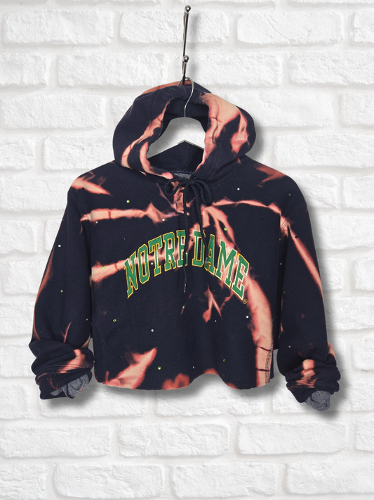 Notre Dame Fighting Irish Crop Hoodie