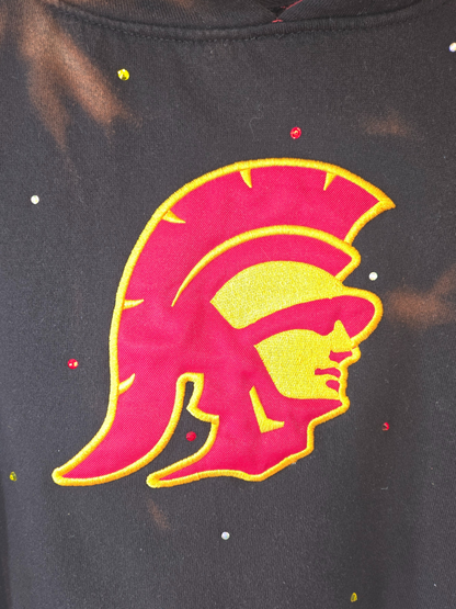 USC Trojans Crop Hoodie