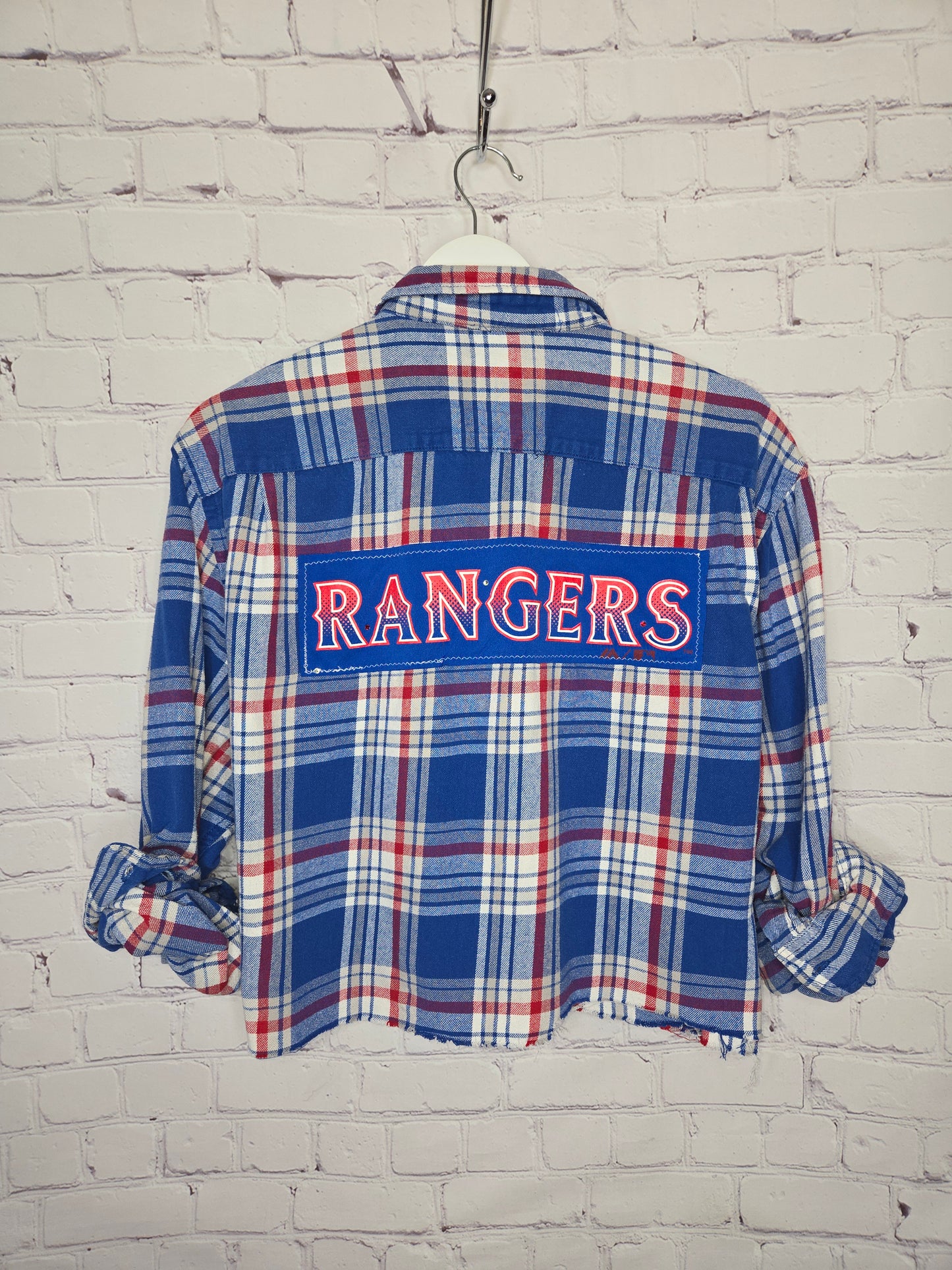 Texas Rangers Crop Flannel