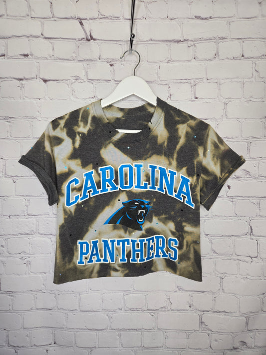 Carolina Panthers Crop Tee