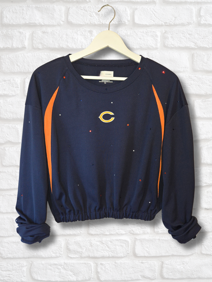 Chicago Bears Crop Pullover