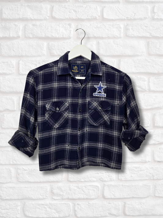 Dallas Cowboys Crop Flannel