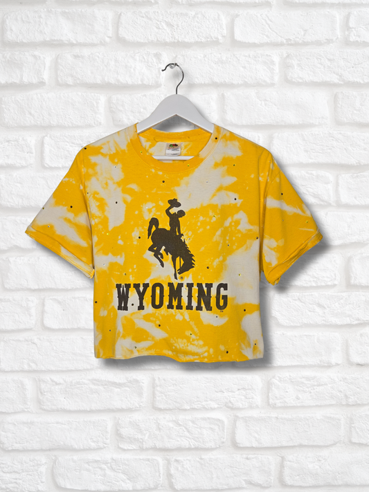 Wyoming Cowboys Crop Tee