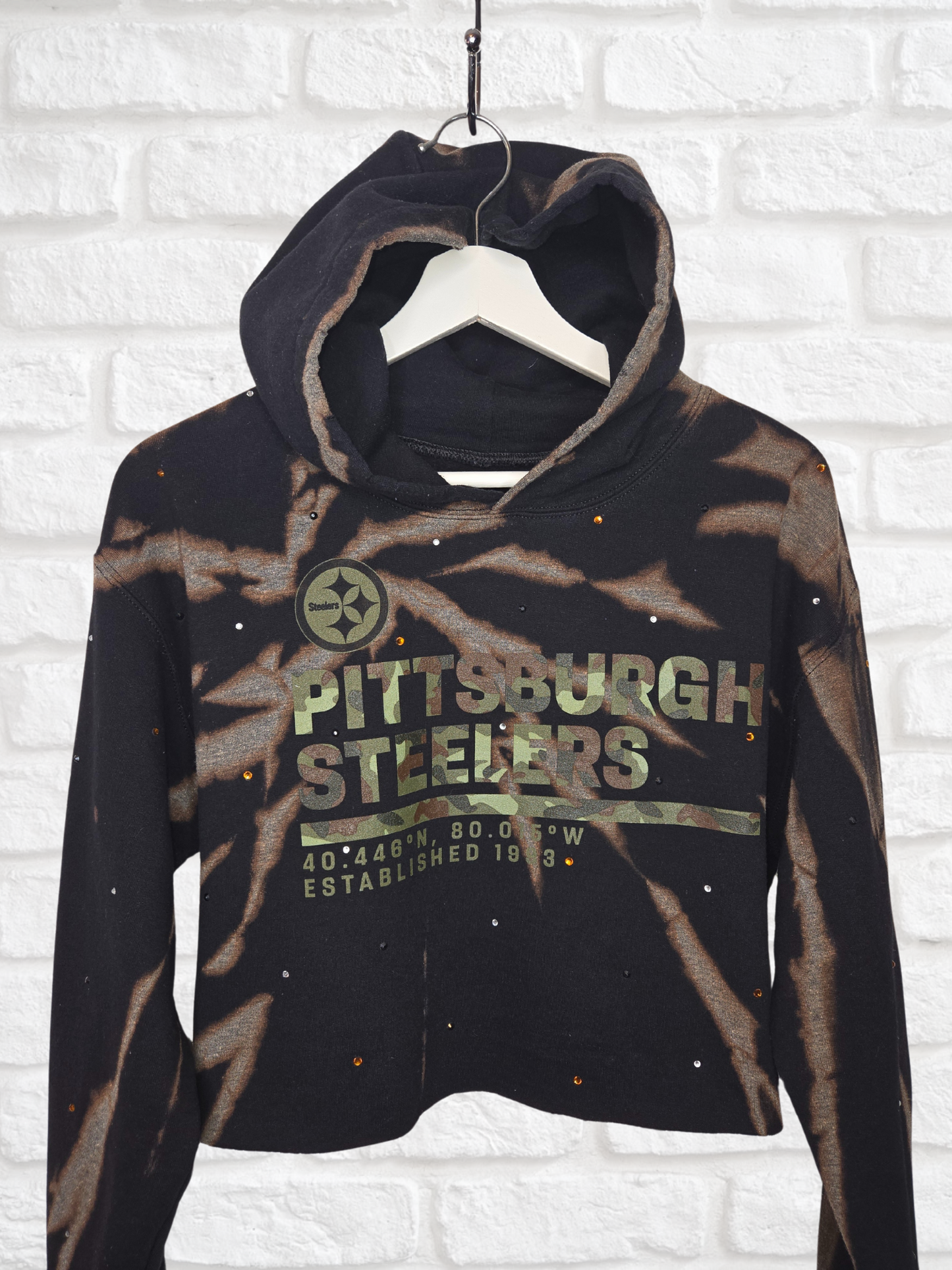 Pittsburgh Steelers Crop Hoodie