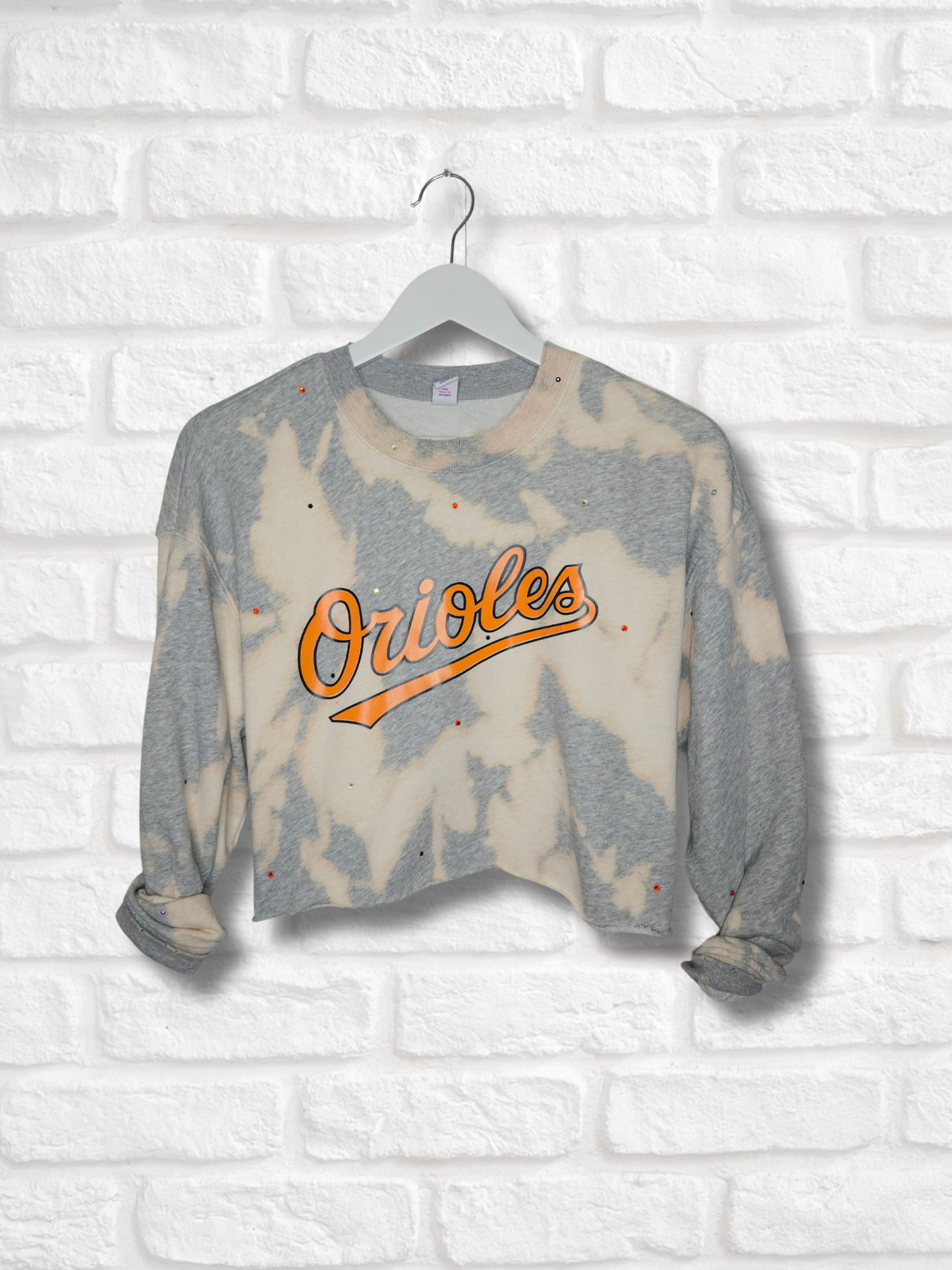 Baltimore Orioles Crop Sweatshirt