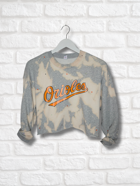 Baltimore Orioles Crop Sweatshirt