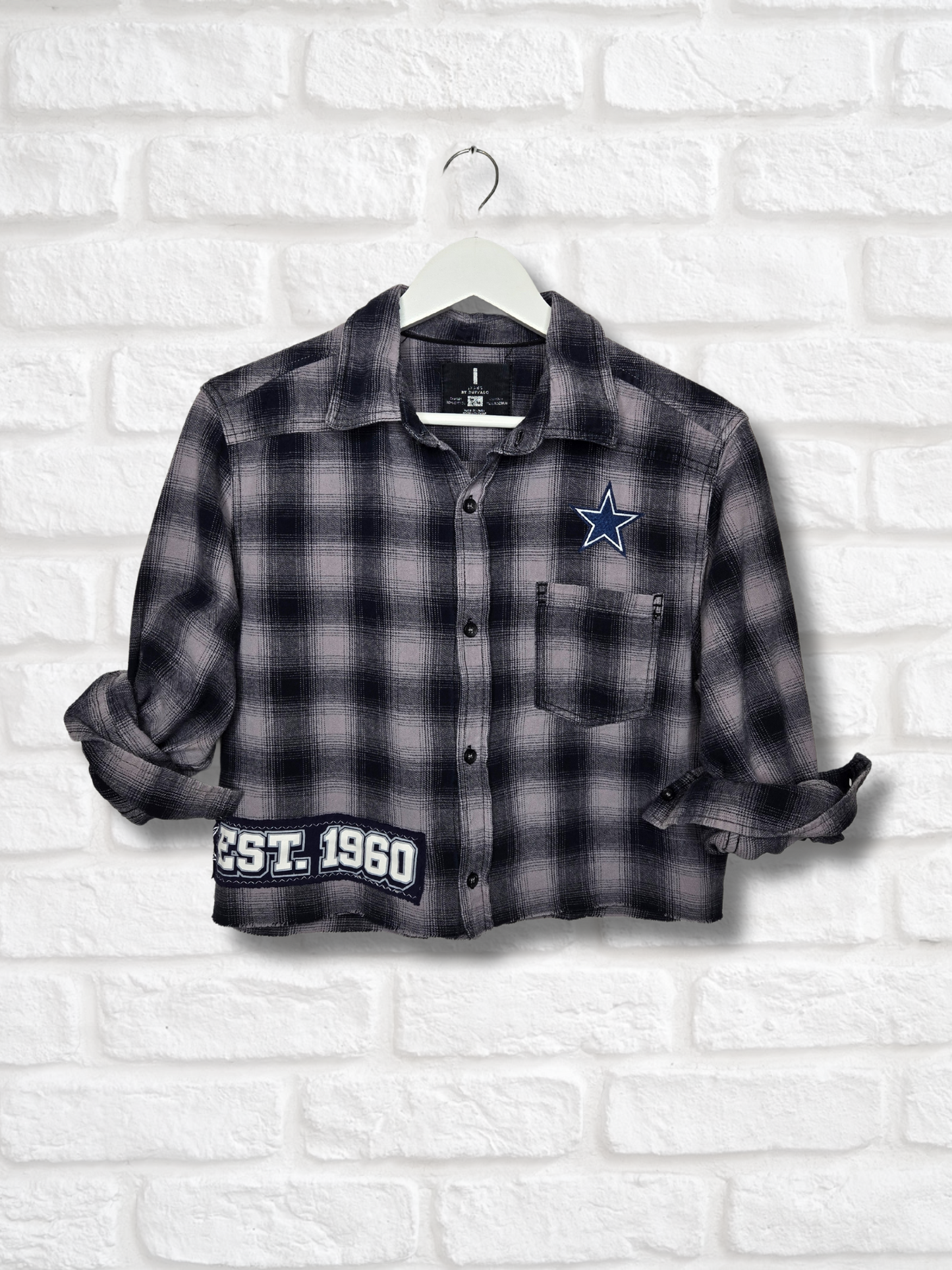 Dallas Cowboys Crop Flannel