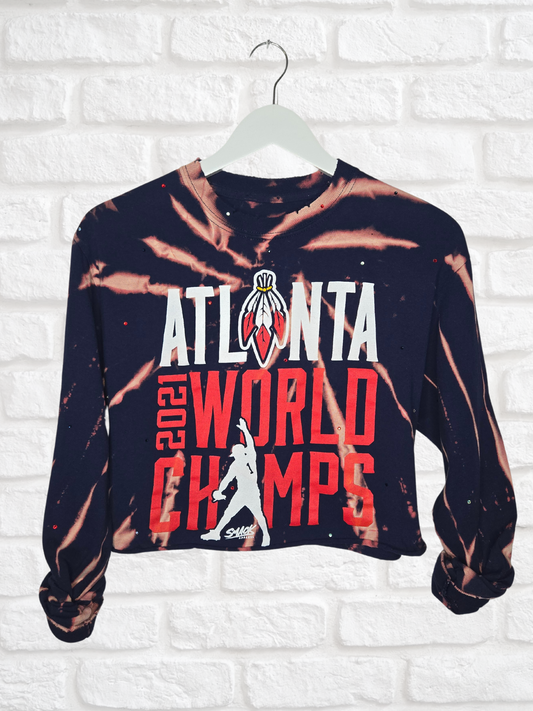 Atlanta Braves Crop Tee