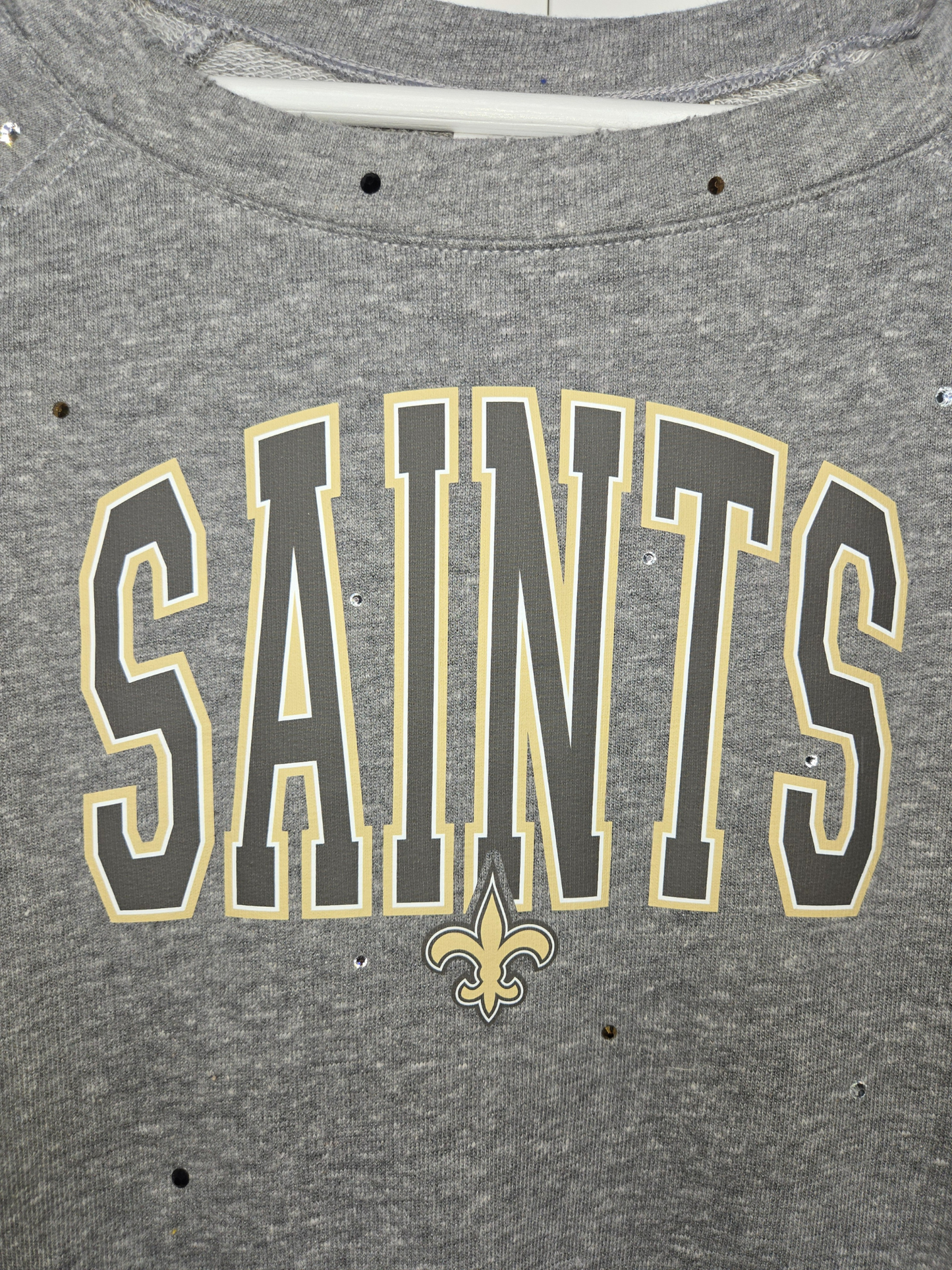 New Orleans Saints Crop Sweatshirt