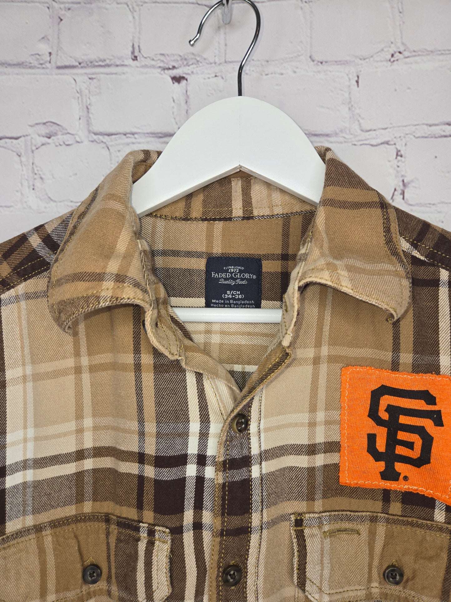 San Francisco Giants Crop Flannel