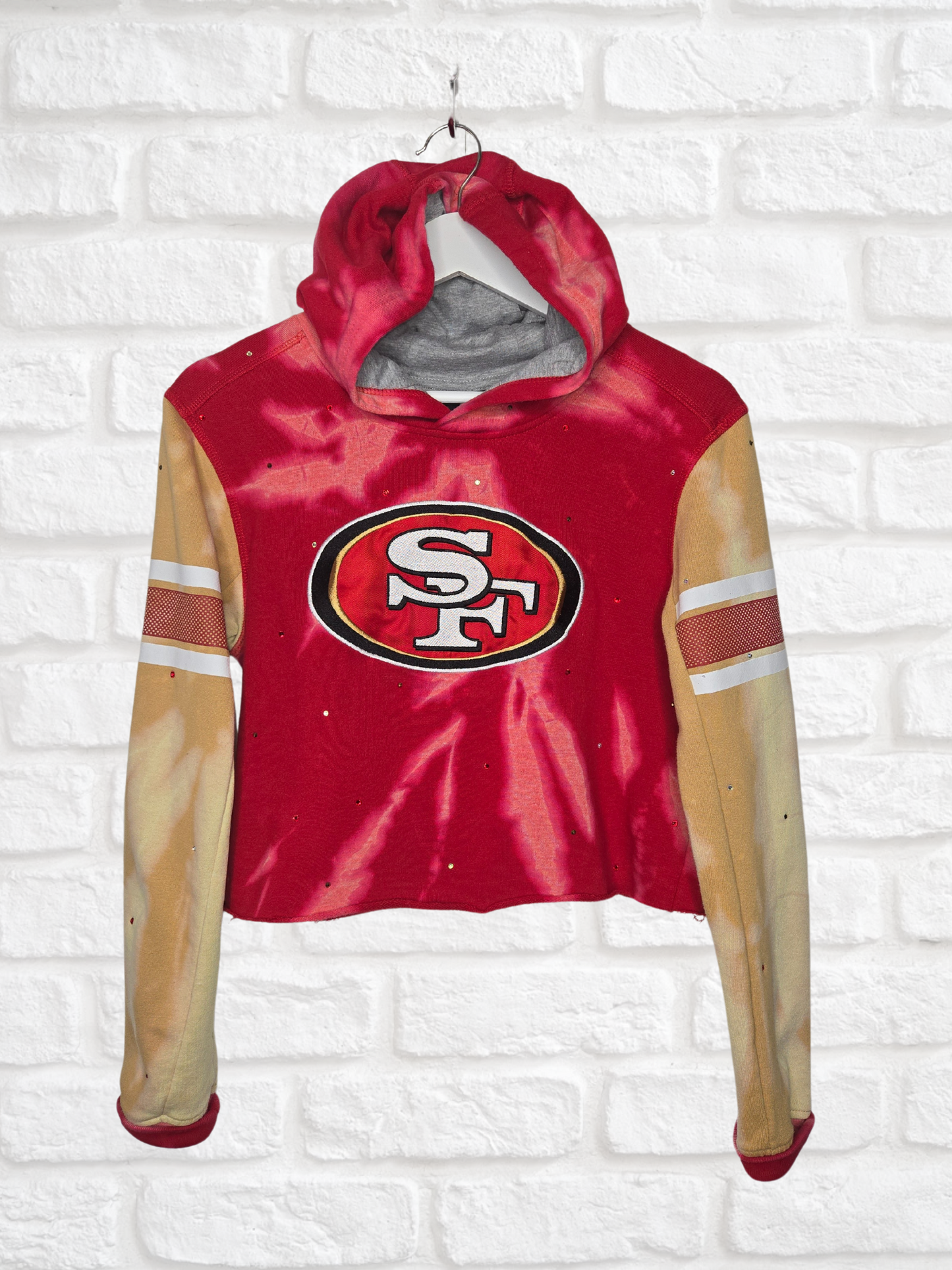 San Francisco 49ers Crop Hoodie