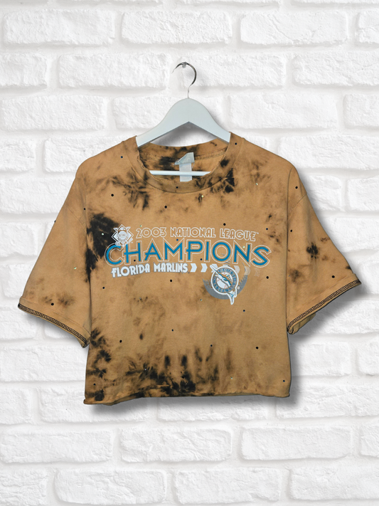 Miami Marlins Crop Tee