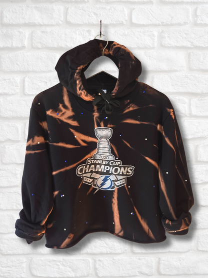 Tampa Bay Lightning Crop Hoodie