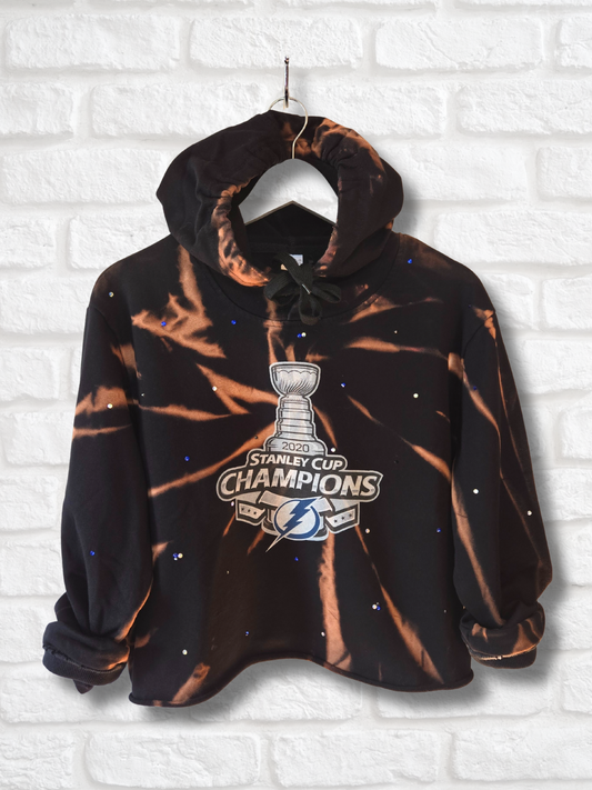 Tampa Bay Lightning Crop Hoodie