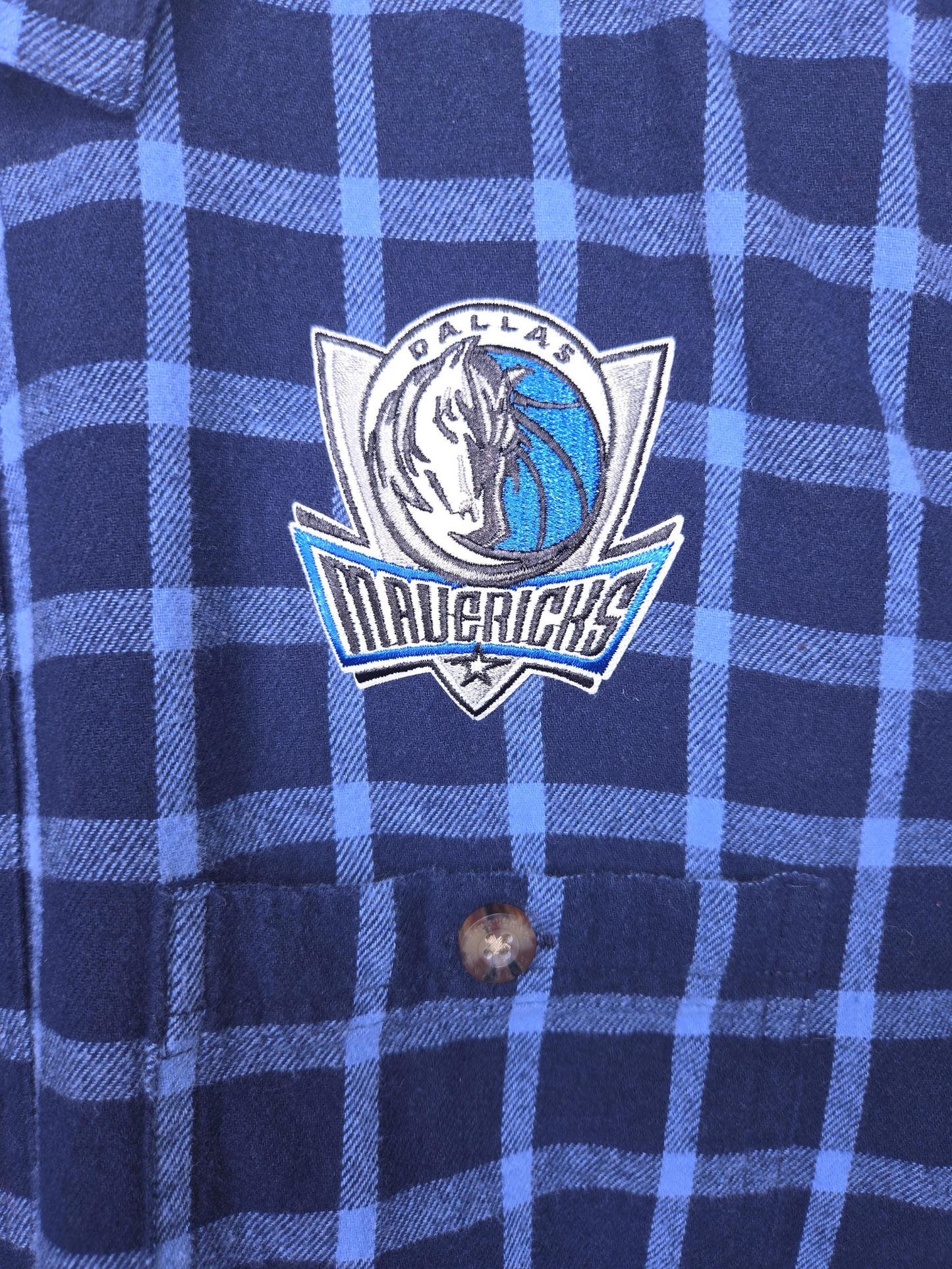 Dallas Mavericks Crop Flannel