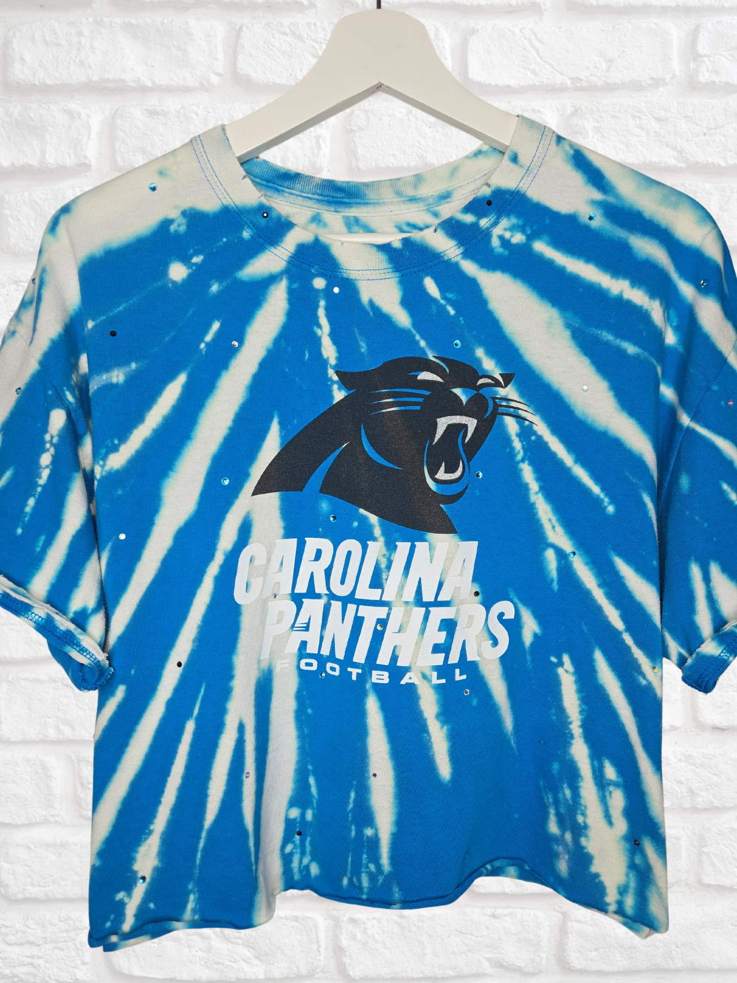 Carolina Panthers Crop Tee