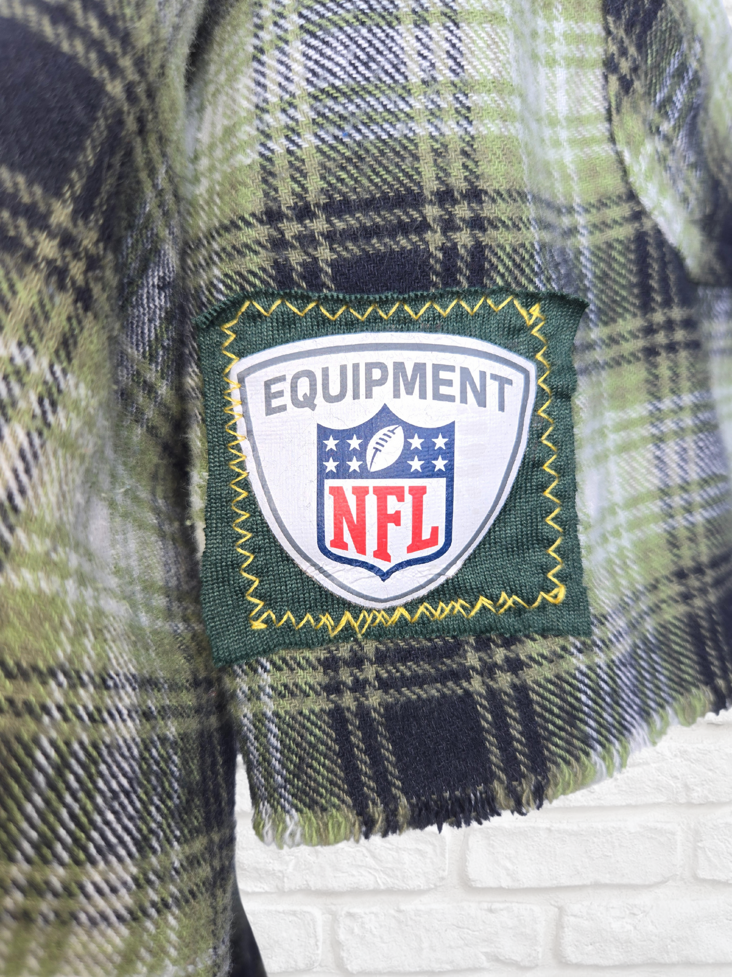 Green Bay Packers Crop Flannel