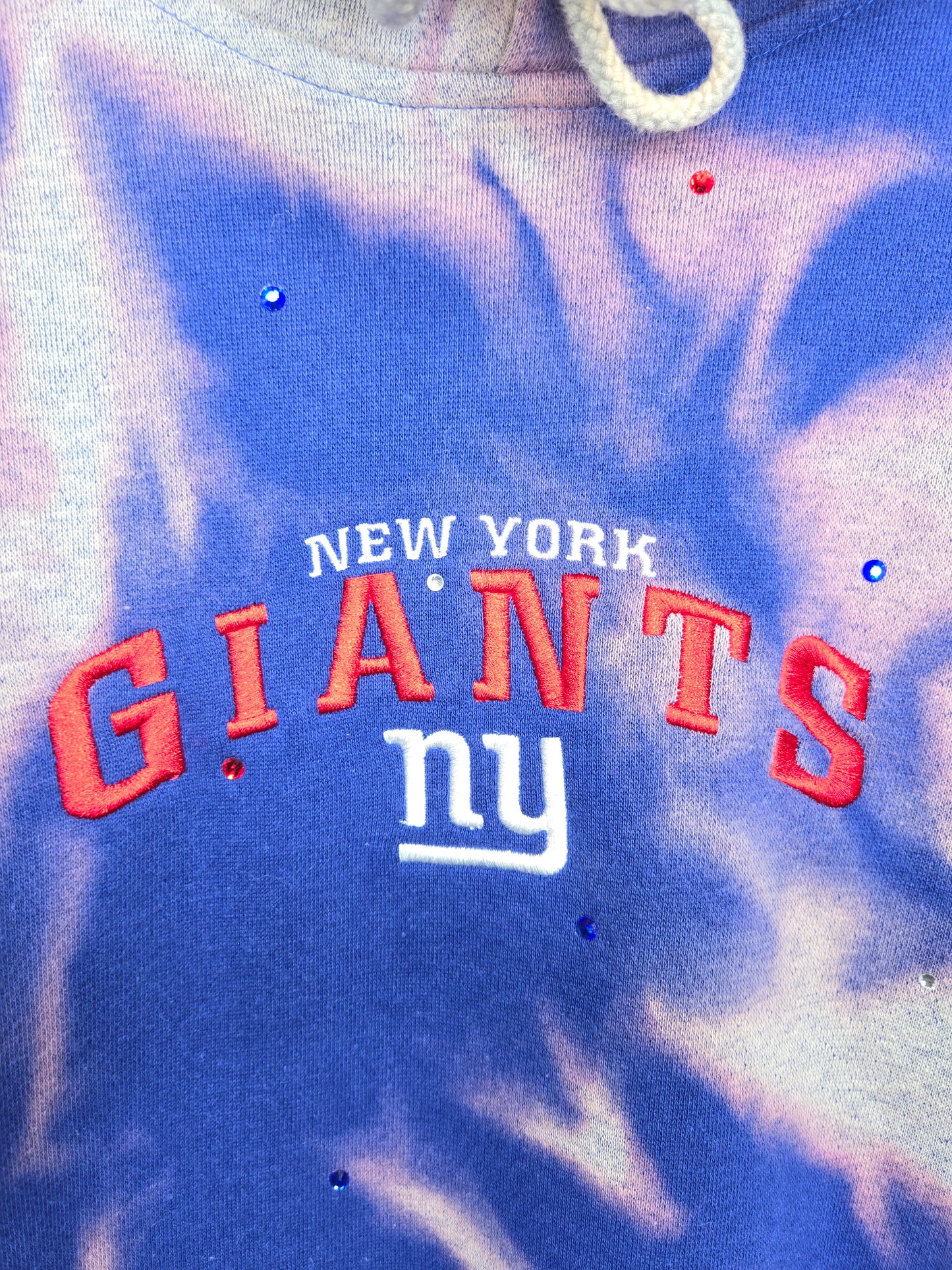 New York Giants Crop Hoodie