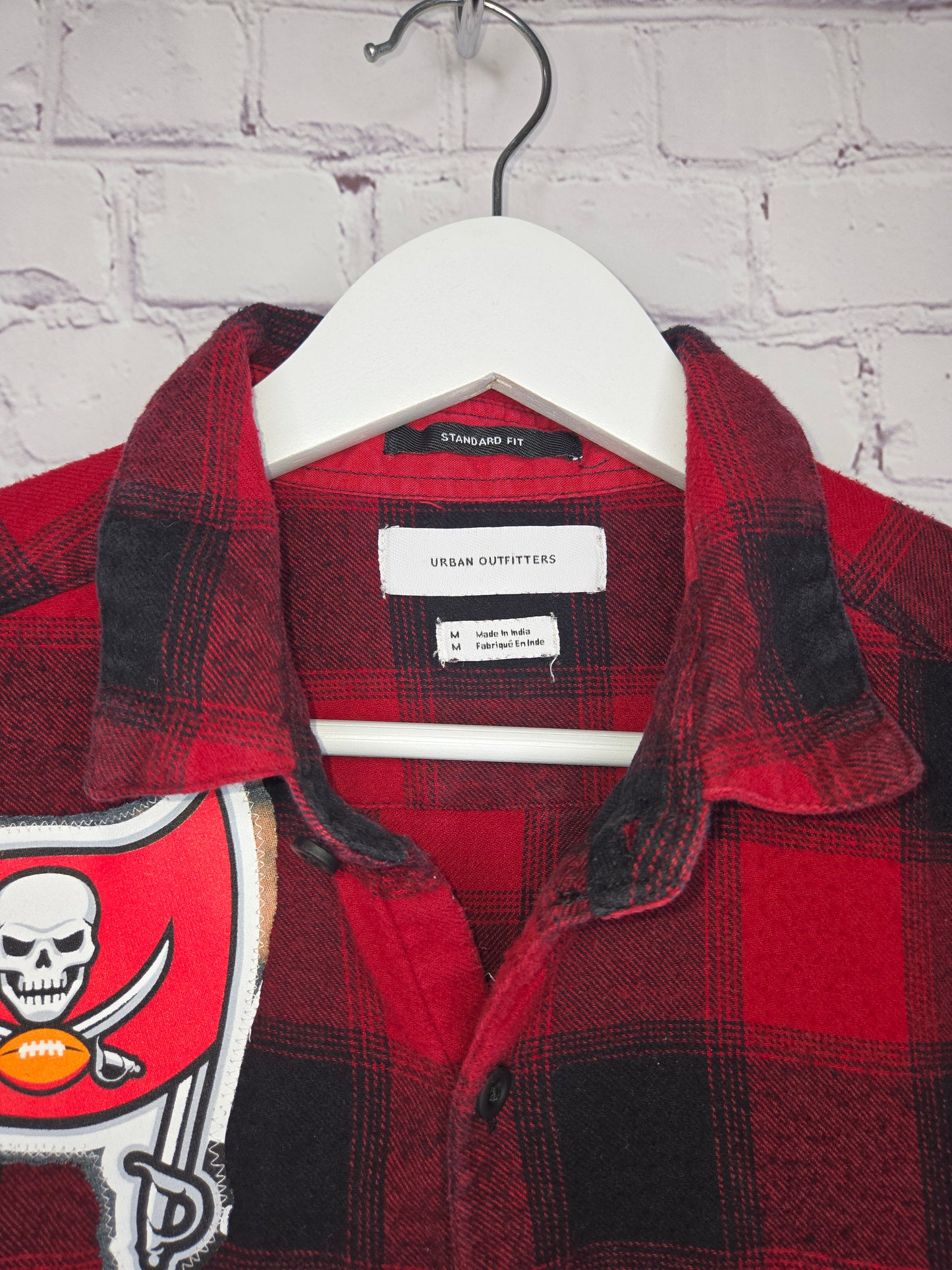 Tampa Bay Buccaneers Crop Flannel