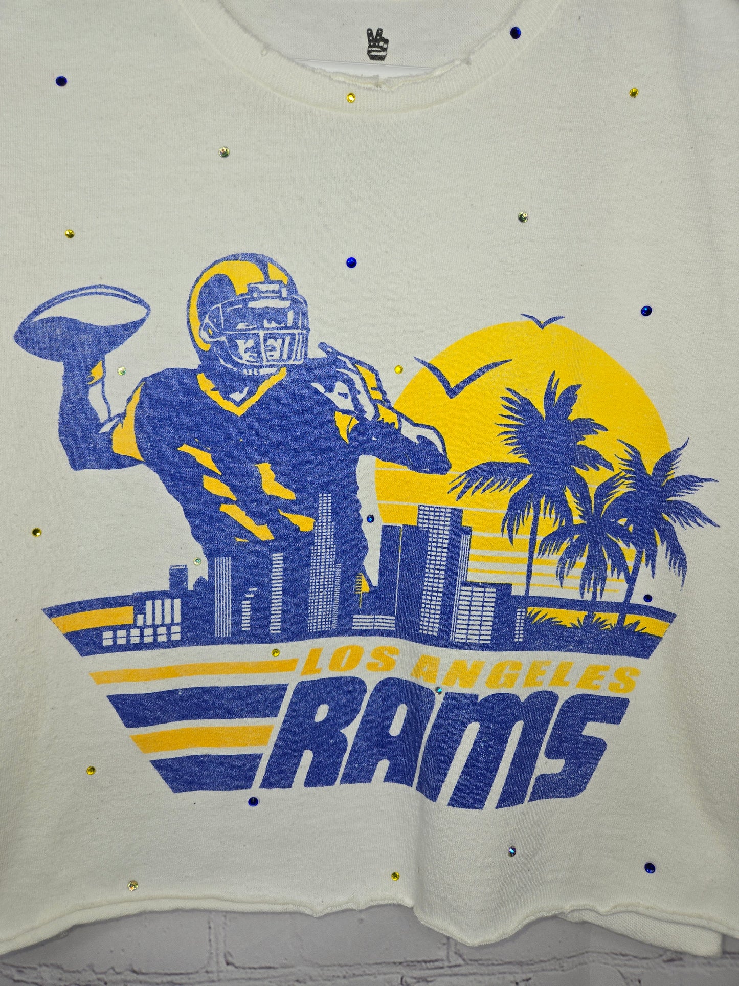 Los Angeles Rams Crop Tee