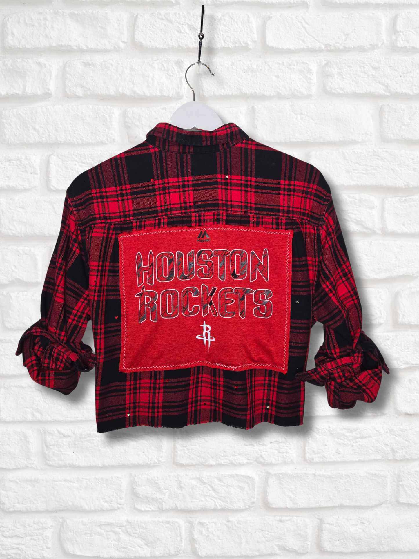 Houston Rockets Crop Flannel