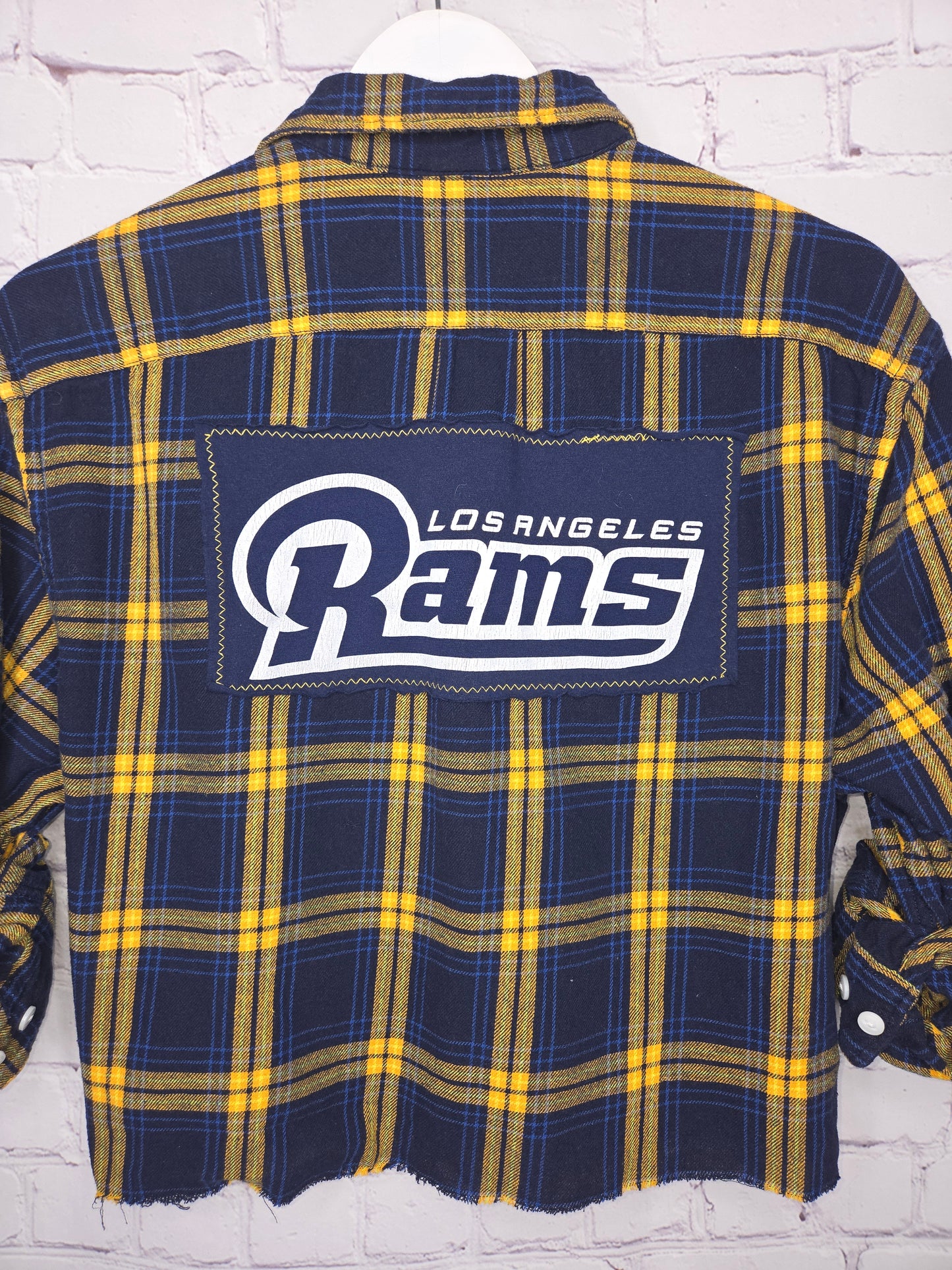 Los Angeles Rams Crop Flannel