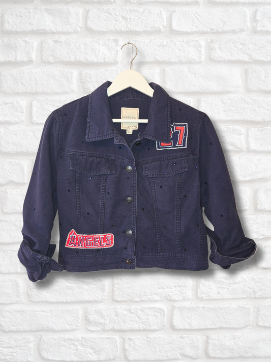 Los Angeles Angels Crop Jacket