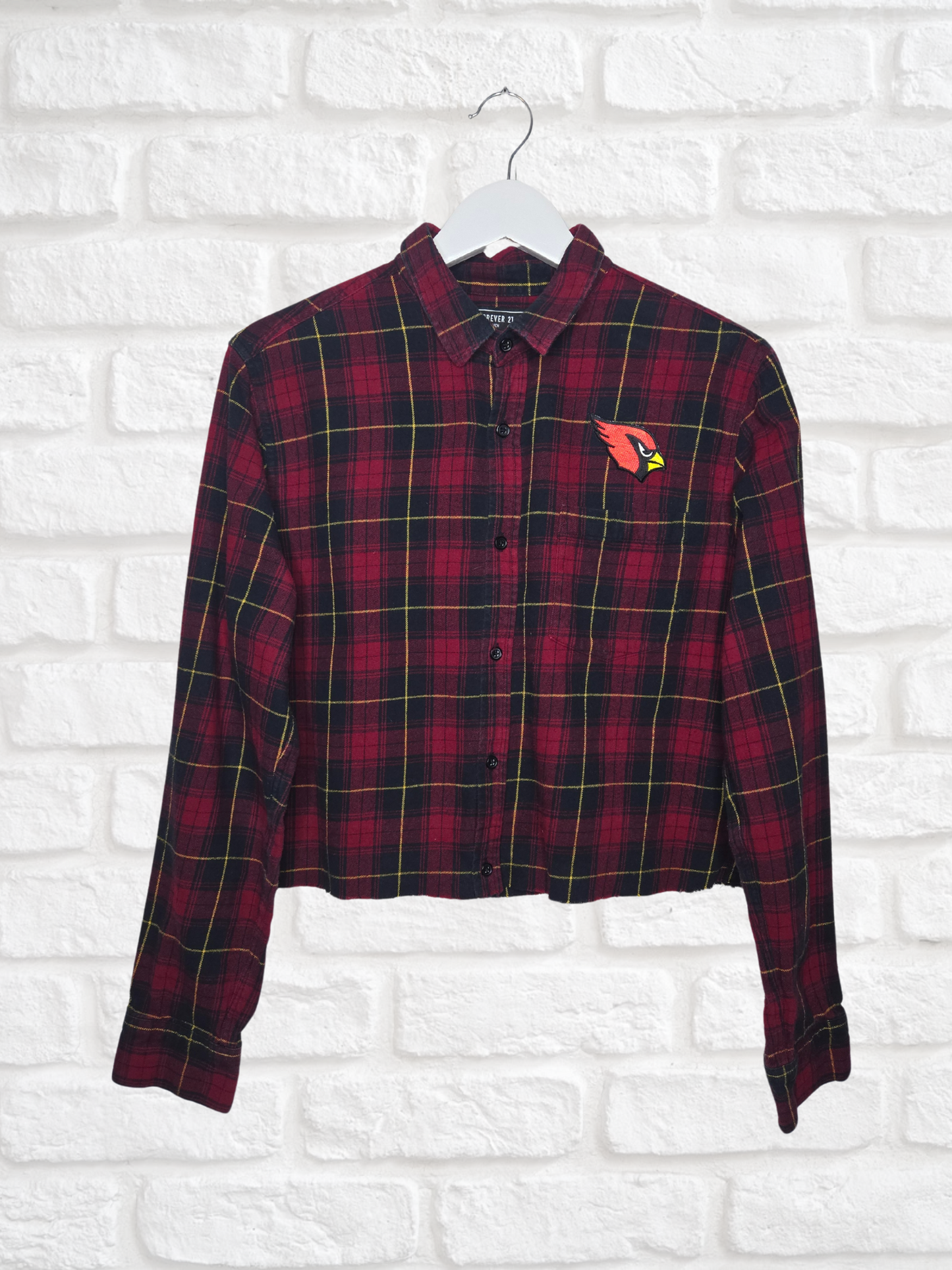 Arizona Cardinals Crop Flannel