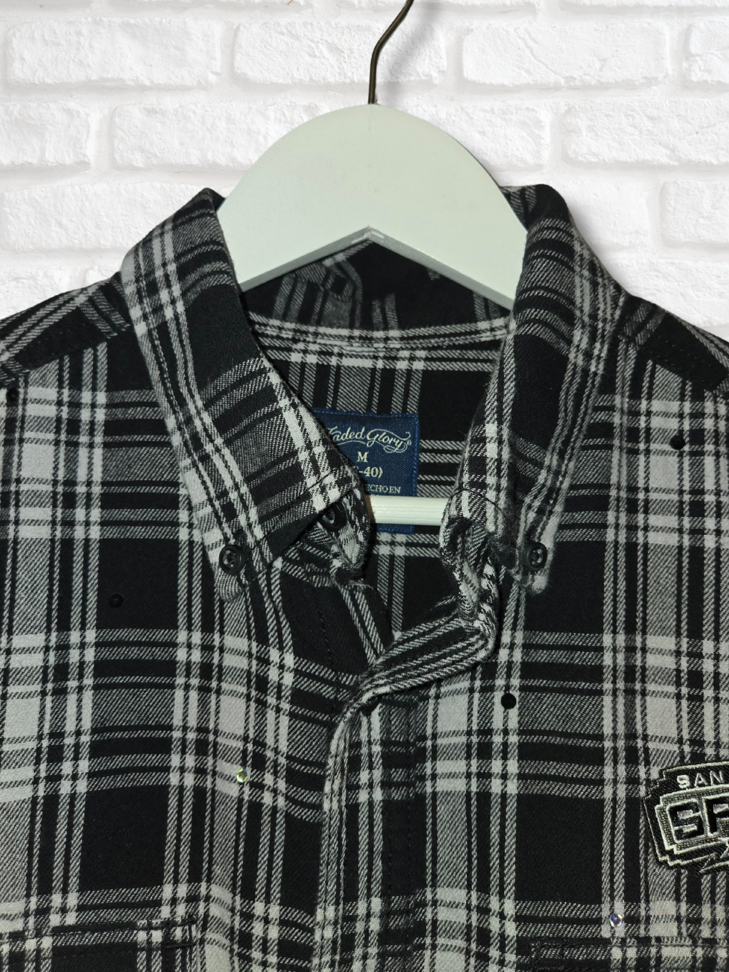 San Antonio Spurs Rhinestone Crop Flannel