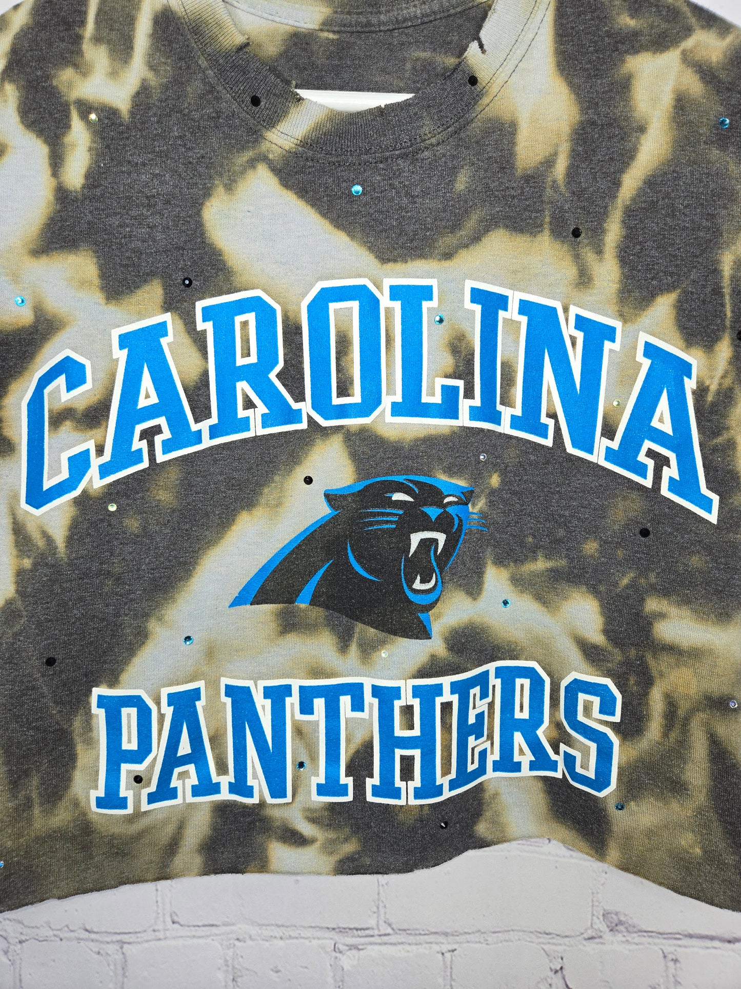 Carolina Panthers Crop Tee