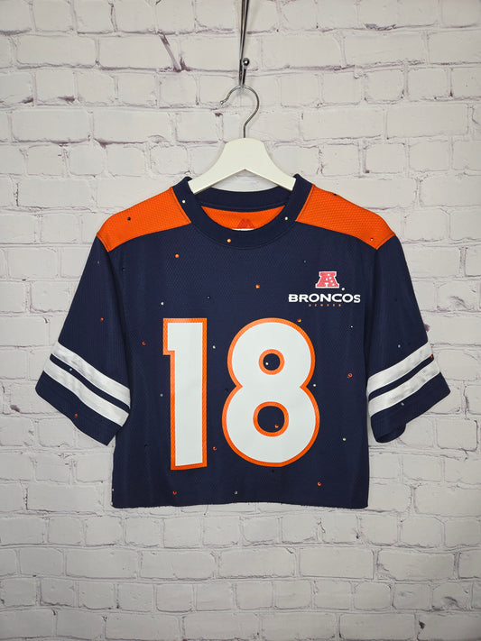 Denver Broncos Crop Jersey