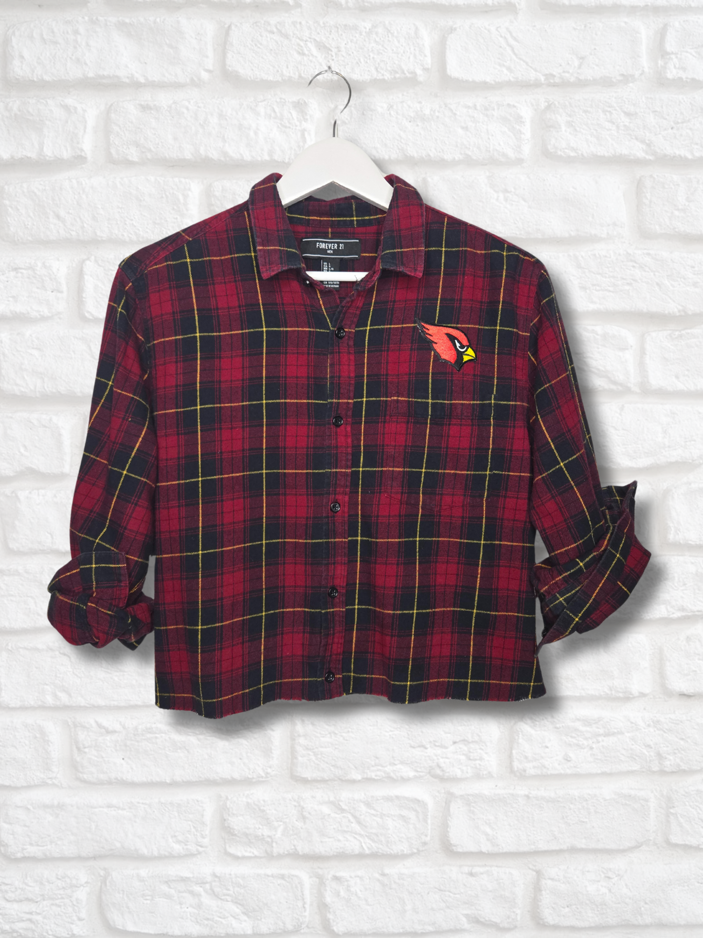 Arizona Cardinals Crop Flannel