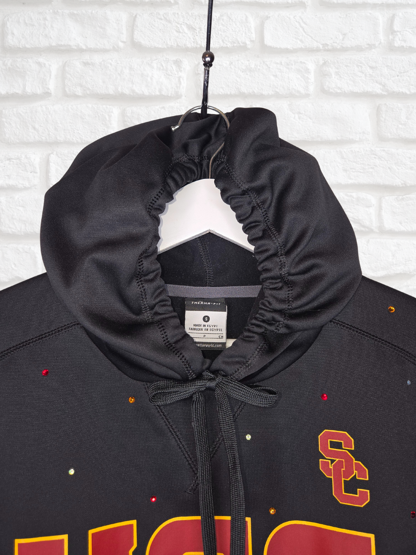 USC Trojans Crop Hoodie