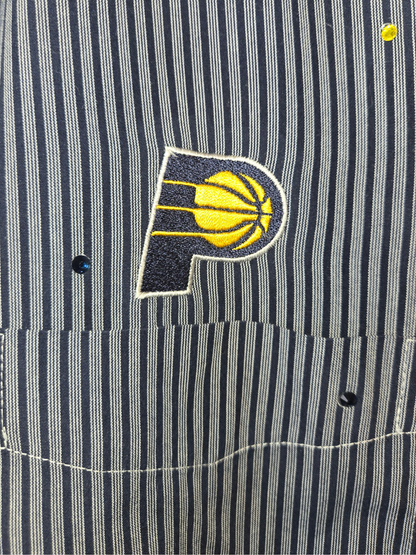 Indiana Pacers Crop Flannel