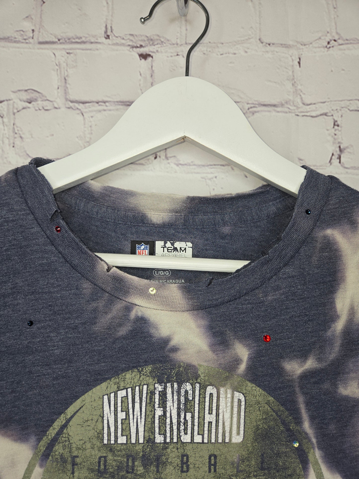 New England Patriots Crop Tee