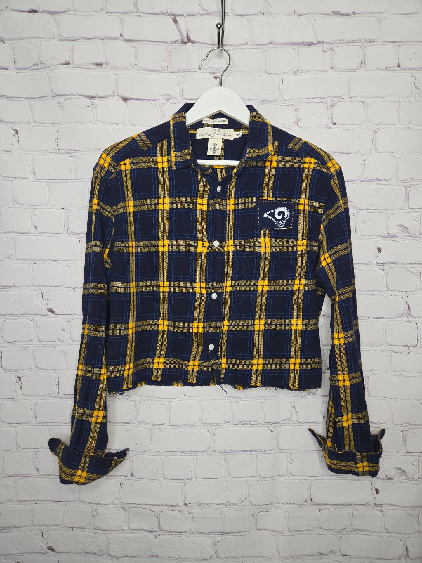 Los Angeles Rams Crop Flannel