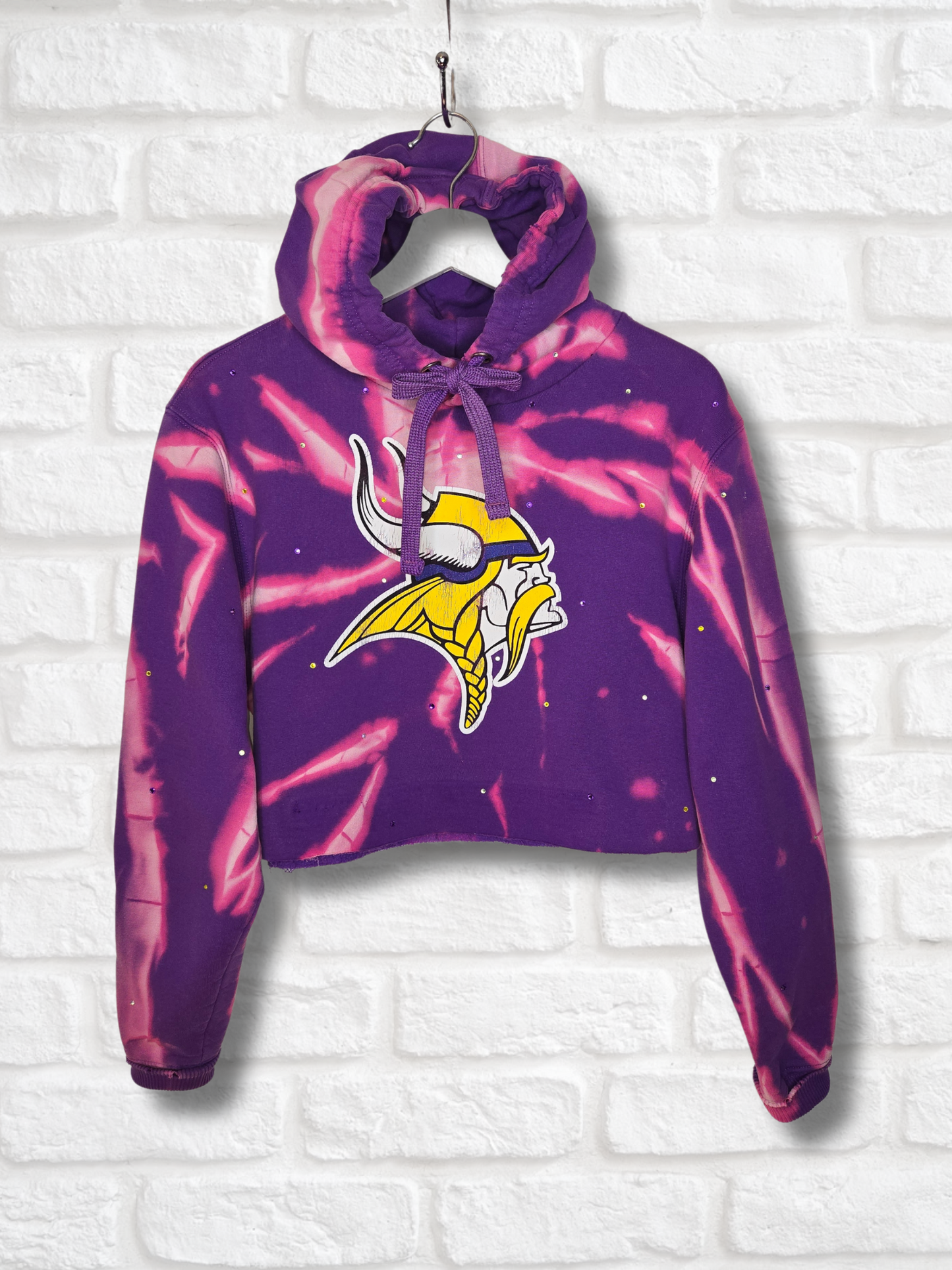 Minnesota Vikings Crop Hoodie