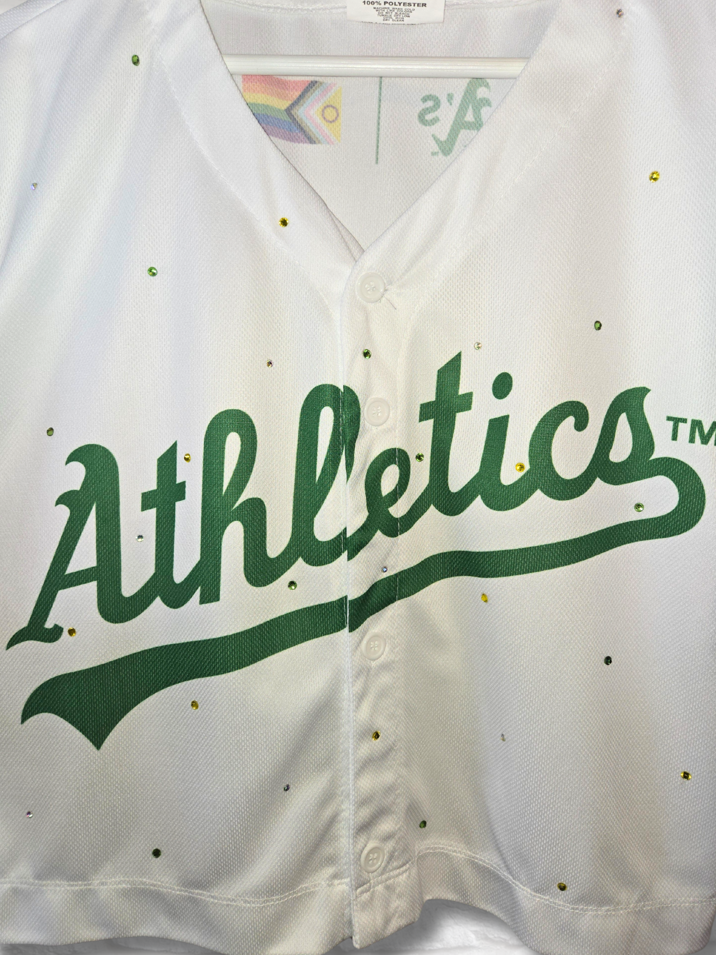 Oakland Athletics Crop Jersey
