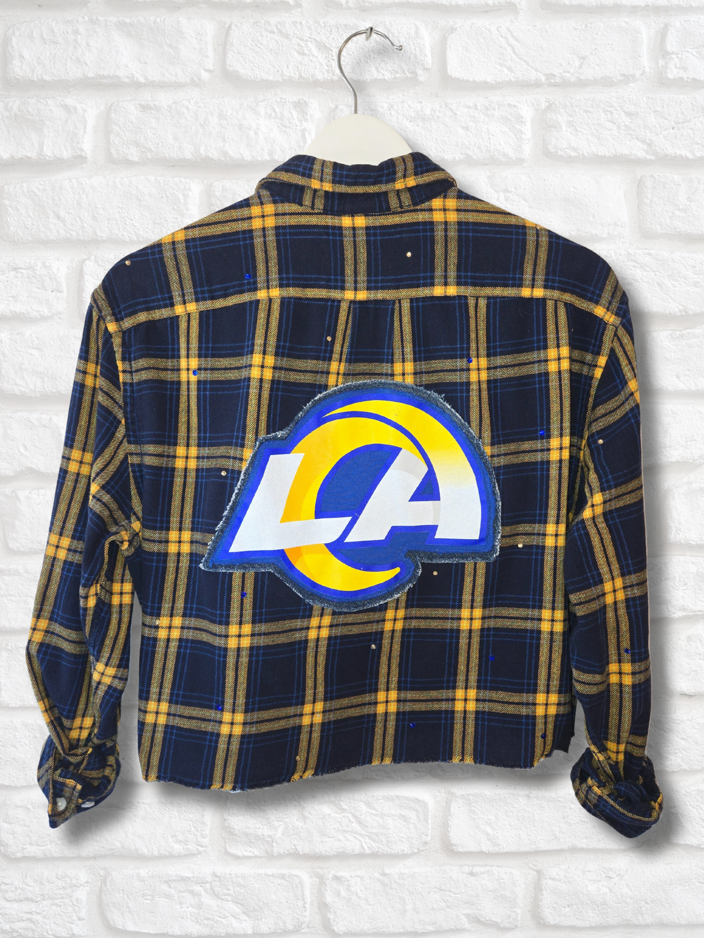 Los Angeles Rams Crop Flannel