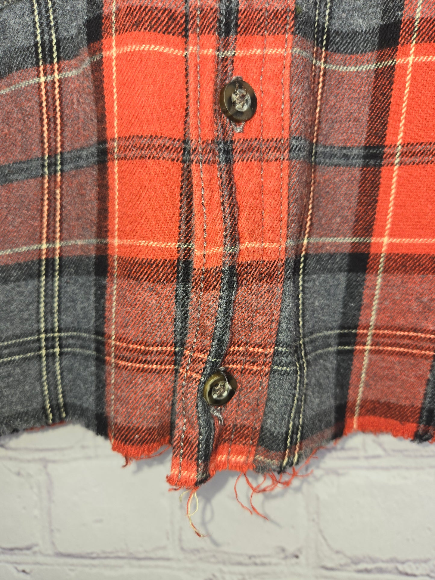 Cincinnati Bengals Crop Flannel