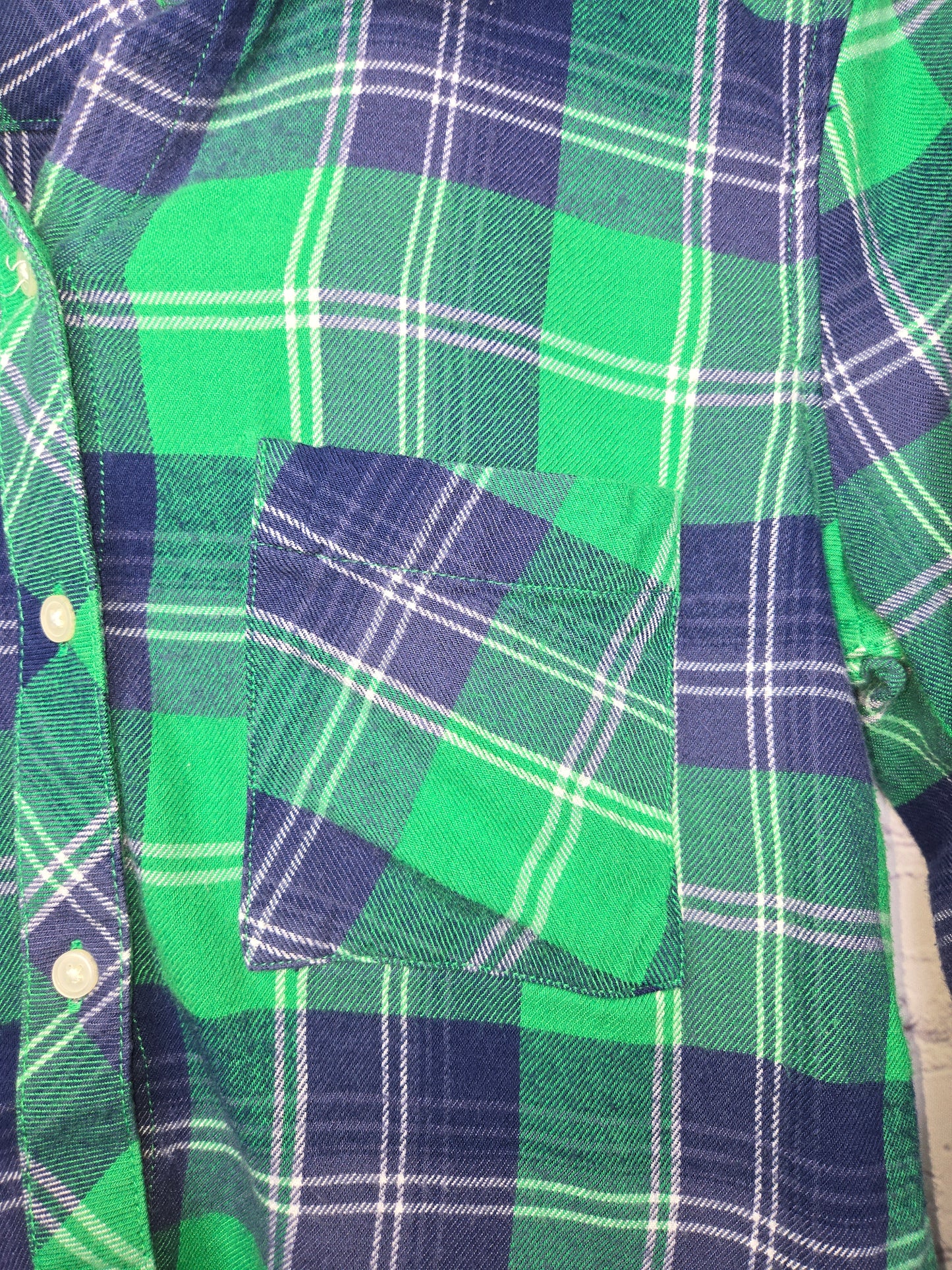 Seattle Seahawks Crop Flannel