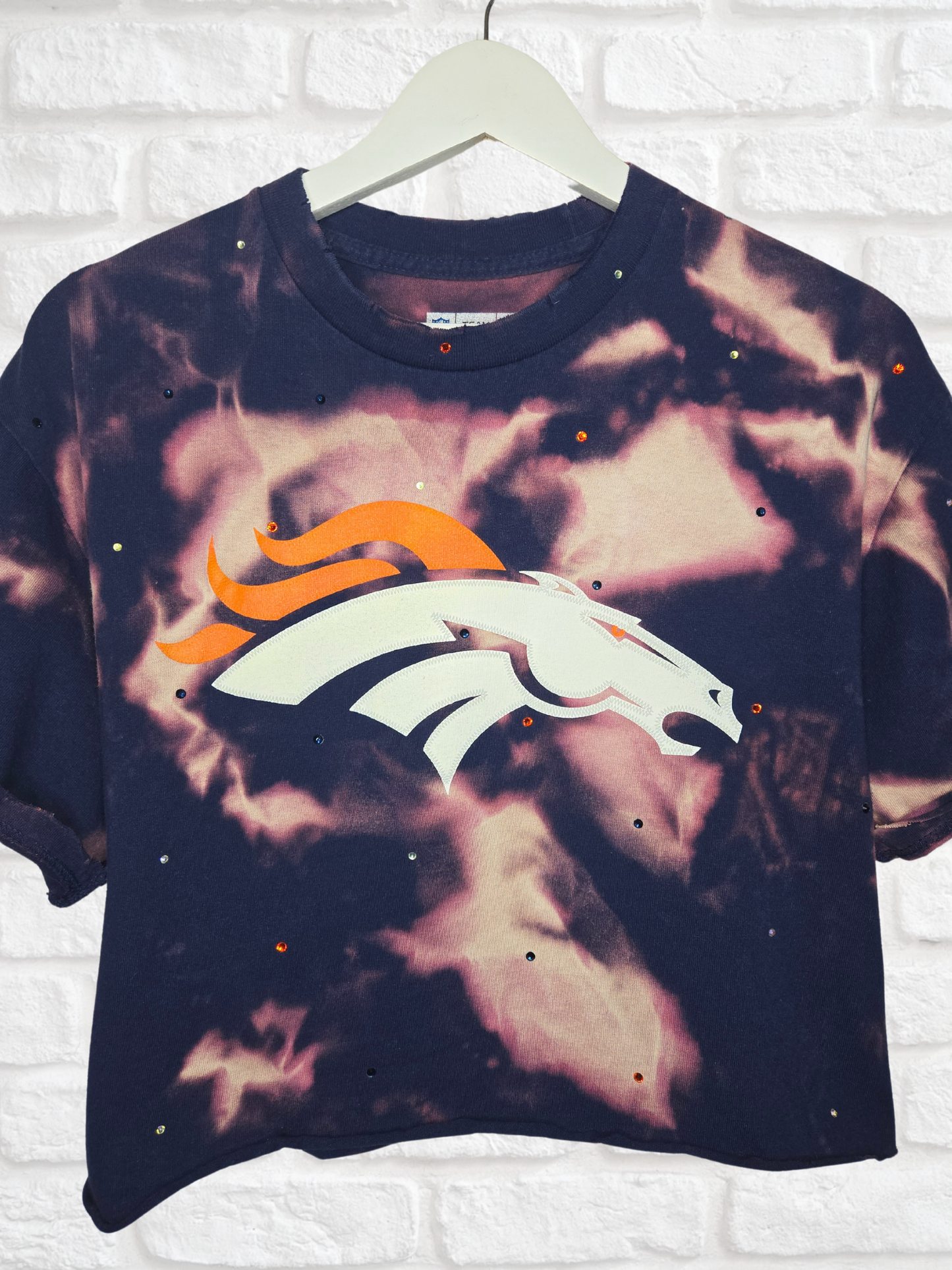 Denver Broncos Crop Tee