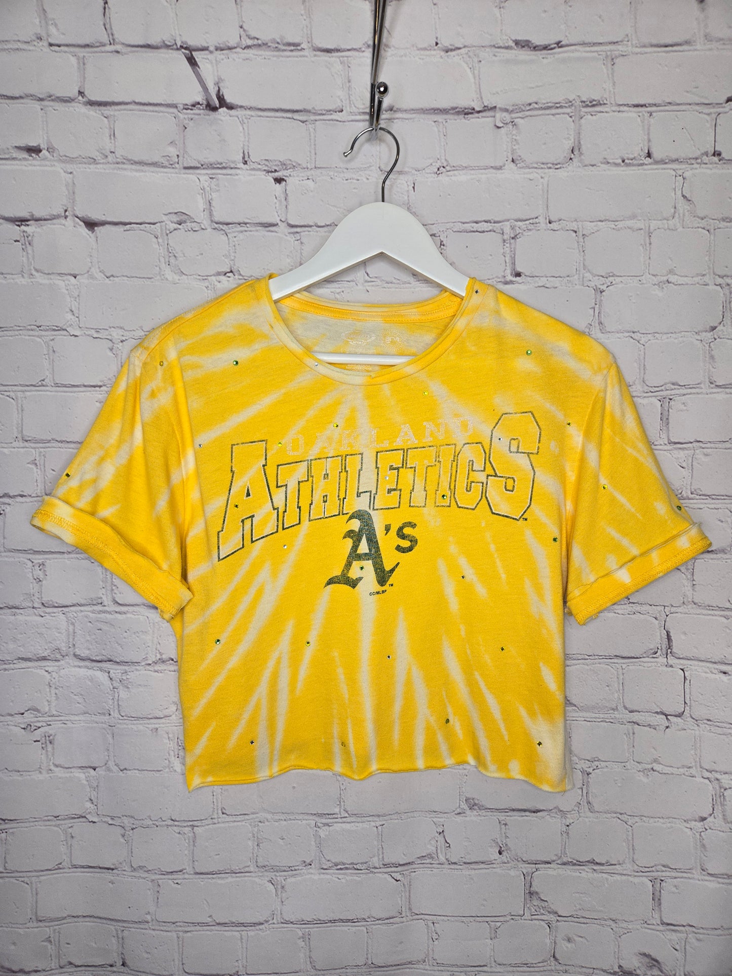 Oakland Athletics Crop Tee