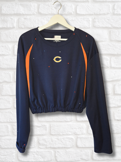 Chicago Bears Crop Pullover