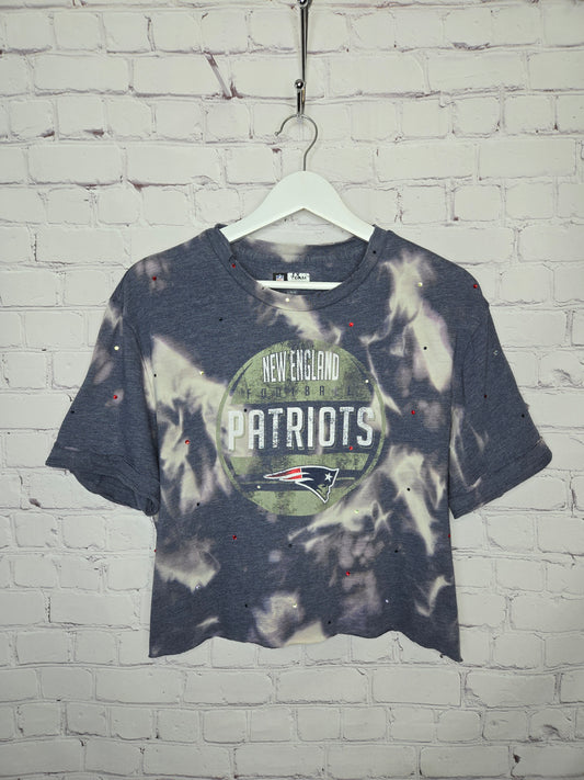 New England Patriots Crop Tee